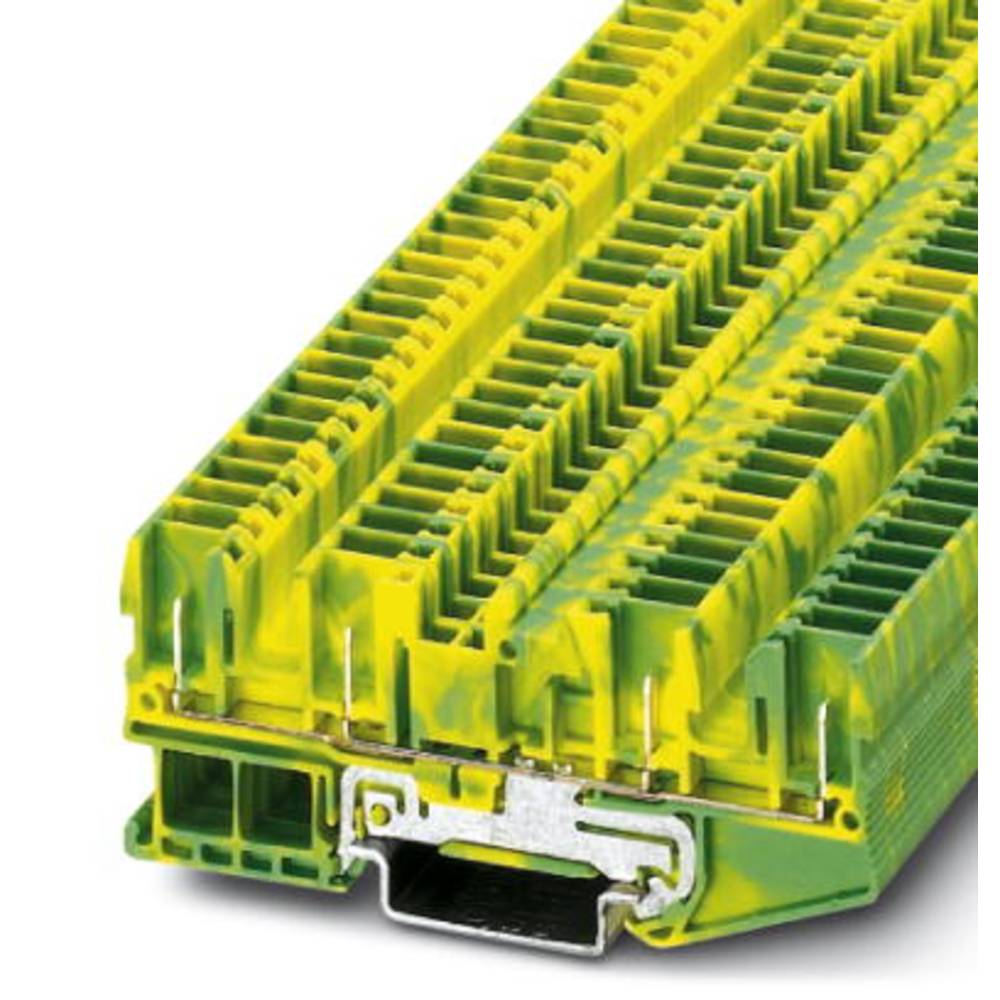 Phoenix Contact ST 2,5-QUATTRO/4P-PE 3042162 svorka ochranného vodiče Pólů: 4 0.08 mm² 2.5 mm² zelená, žlutá 50 ks