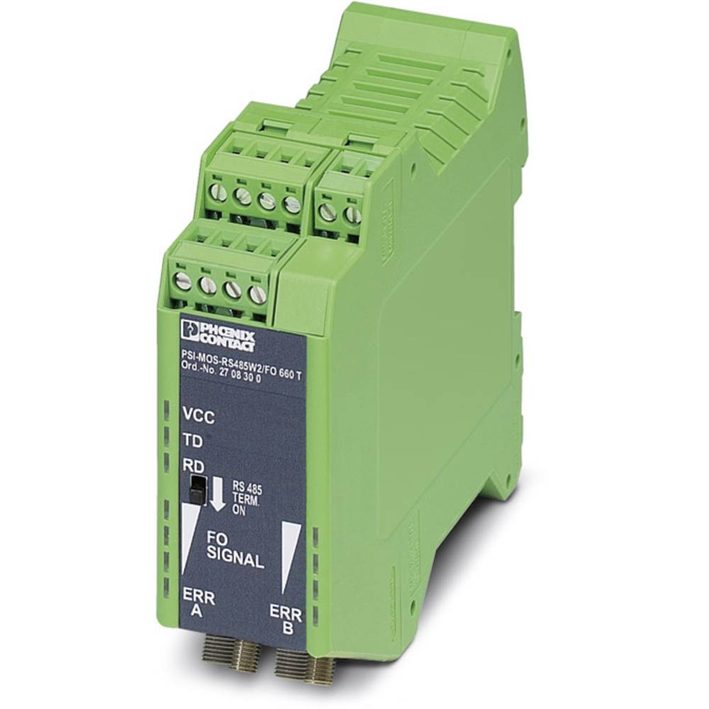 Phoenix Contact převodník pro optický kabel PSI-MOS-RS485W2/FO 660 T konvertor optických kabelů