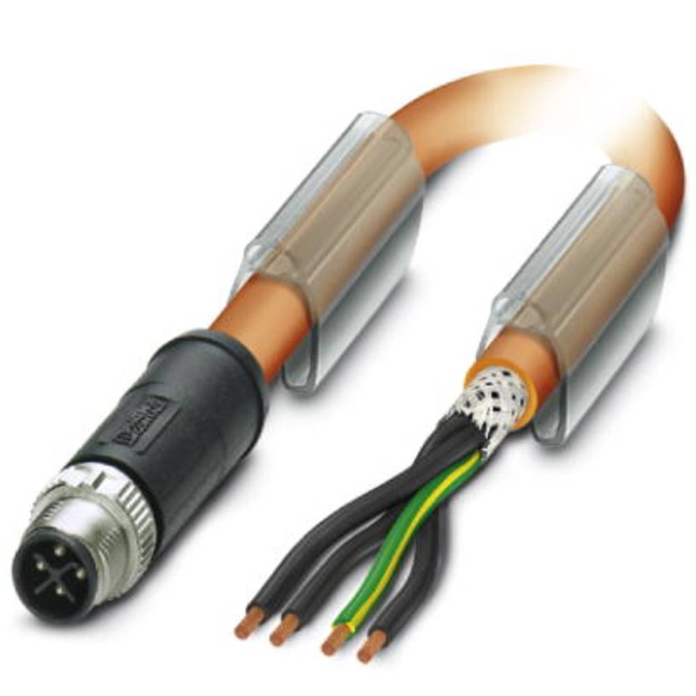 Phoenix Contact SAC-4P-MSS/ 5,0-PUR PE SH SCO připojovací kabel pro senzory - aktory, 1424245, piny: 4, 5.00 m, 1 ks