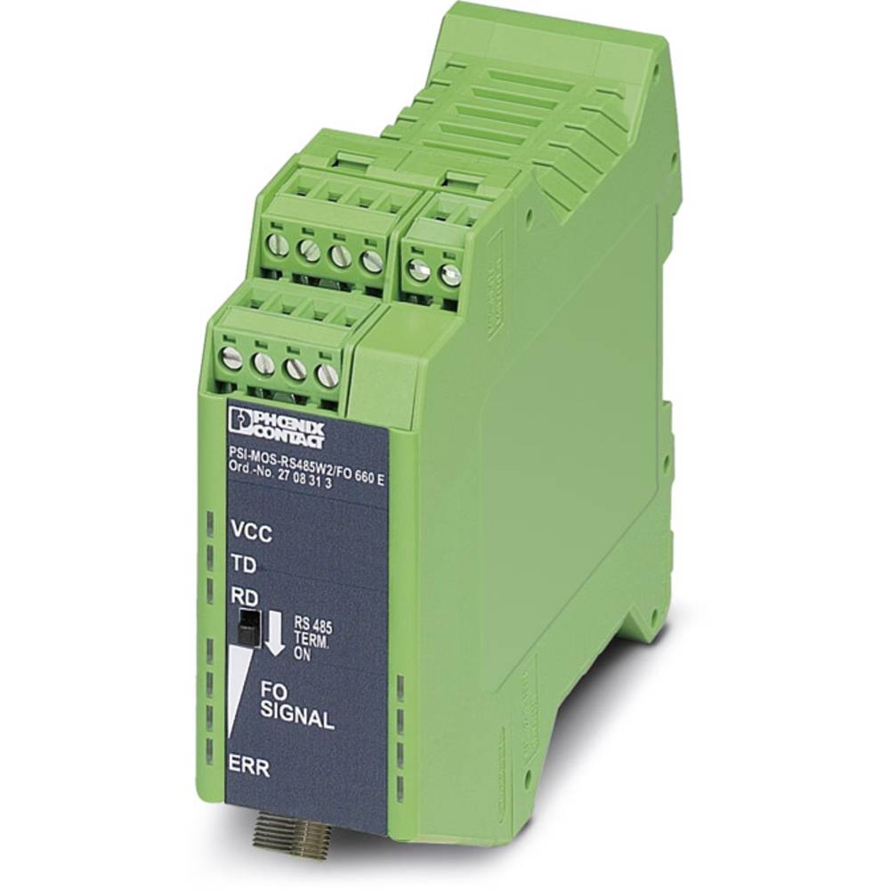 Phoenix Contact převodník pro optický kabel PSI-MOS-RS485W2/FO 660 E konvertor optických kabelů
