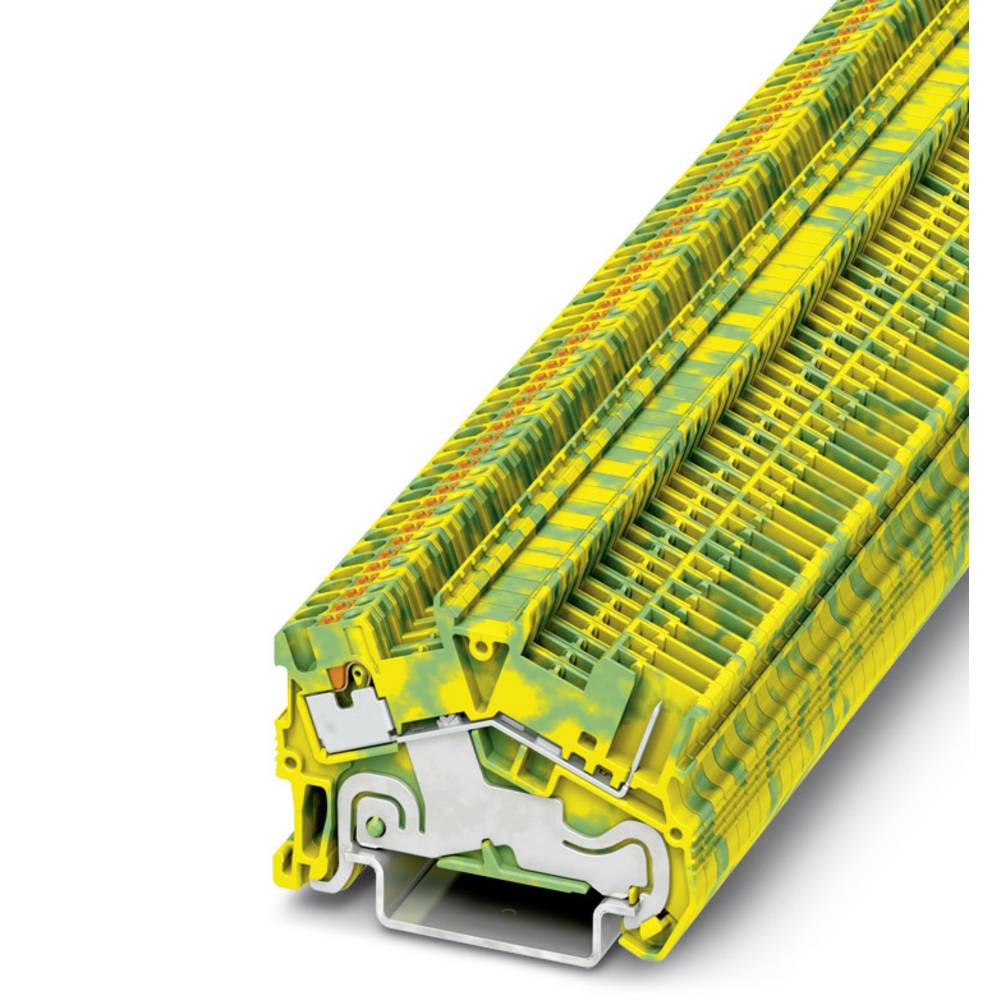 Phoenix Contact PTS 1,5/S/1P-PE 3214479 trojitá svorka ochranného vodiče Pólů: 2 0.14 mm² 1.5 mm² zelená, žlutá 50 ks