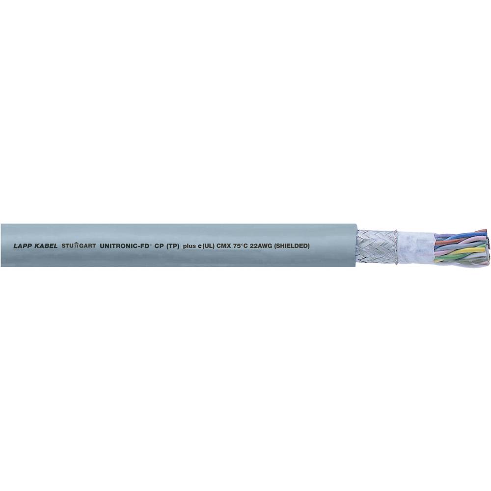 LAPP 30939-1 datový kabel UNITRONIC® FD CP (TP) PLUS 4 x 2 x 0.50 mm² šedá metrové zboží