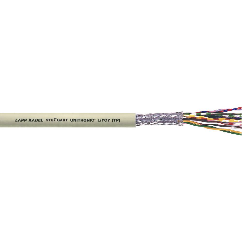 LAPP 35824-100 datový kabel UNITRONIC LIYCY (TP) 8 x 2 x 0.75 mm² šedá 100 m