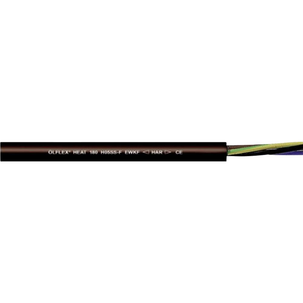 LAPP ÖLFLEX® HEAT 180 H05SS-F EWKF vysokoteplotní kabel 3 G 2.50 mm² černá 46913-100 100 m