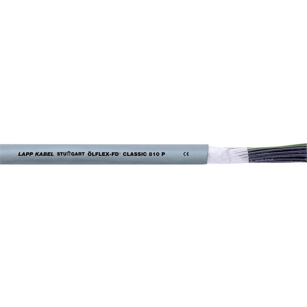 LAPP 26319-500 kabel pro energetické řetězy ÖLFLEX® CLASSIC FD 810 P 2 x 0.75 mm² šedá 500 m
