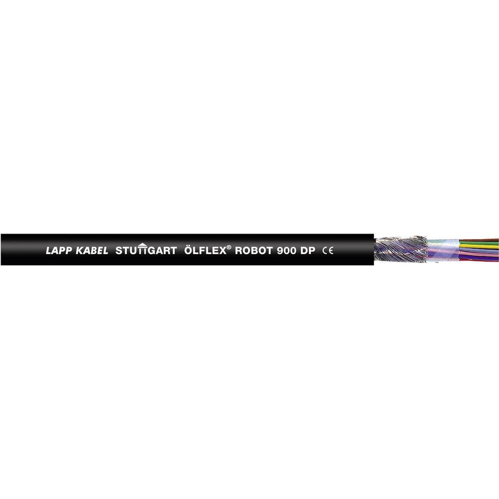 LAPP 28136-50 kabel pro energetické řetězy ÖLFLEX® ROBOT 900 DP 10 x 0.34 mm² černá 50 m