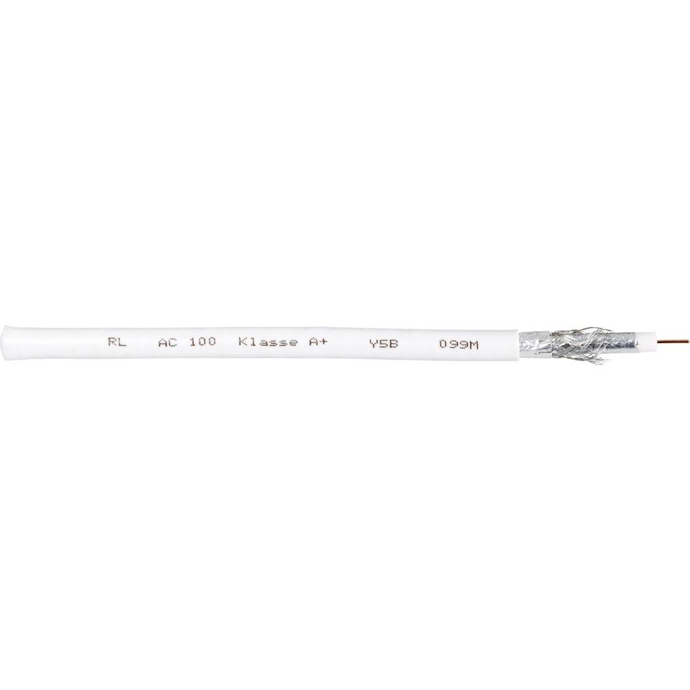Interkabel AC 100-50 koaxiální kabel vnější Ø: 6.90 mm 75 Ω 120 dB bílá 50 m