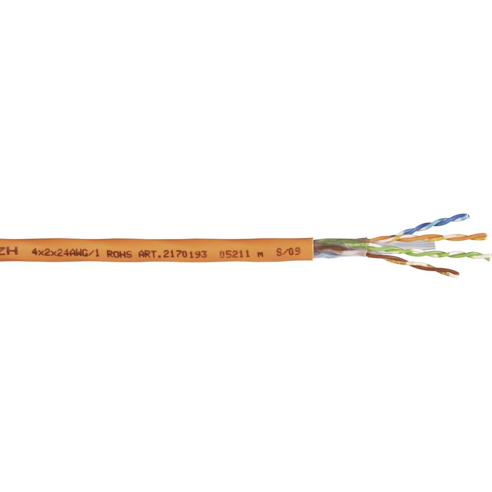 LAPP 2170186/1000 ethernetový síťový kabel CAT 6 U/UTP 4 x 2 x 0.20 mm² oranžová 1000 m