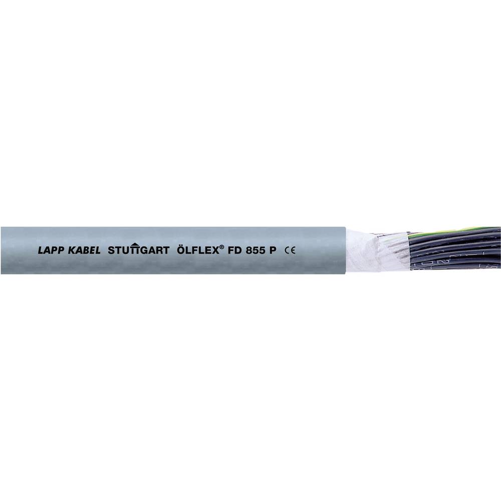 LAPP 27564-100 kabel pro energetické řetězy ÖLFLEX® FD 855 P 7 G 1 mm² šedá 100 m