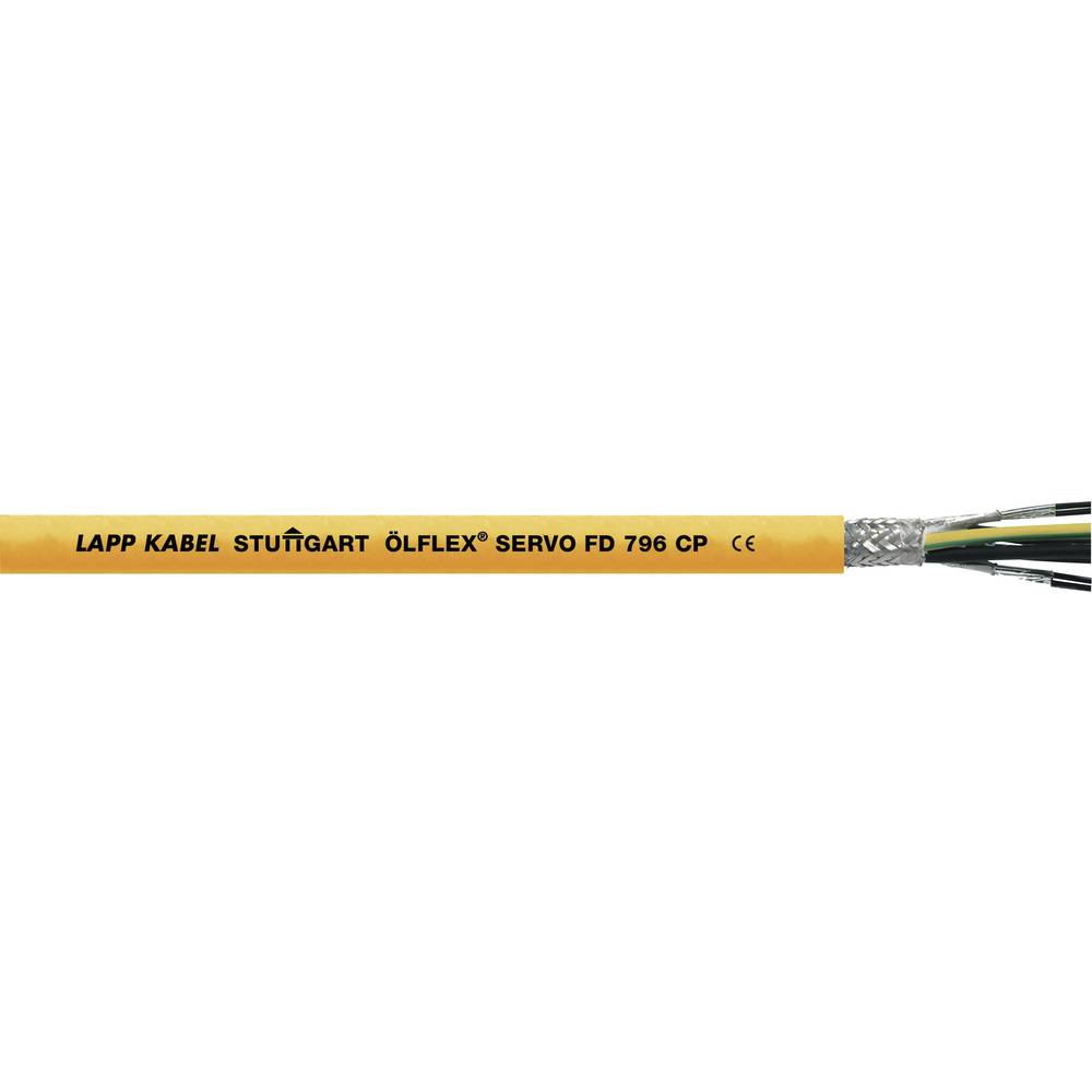 LAPP ÖLFLEX® SERVO FD 796 CP servo kabel 4 G 1.50 mm² + 4 x 0.75 mm² oranžová 27969-50 50 m
