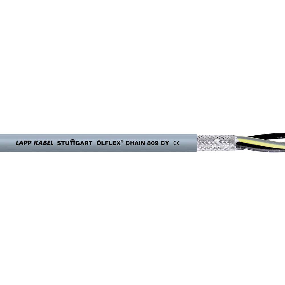LAPP 1026783-100 kabel pro energetické řetězy ÖLFLEX® CHAIN 809 CY 3 G 2.50 mm² šedá 100 m