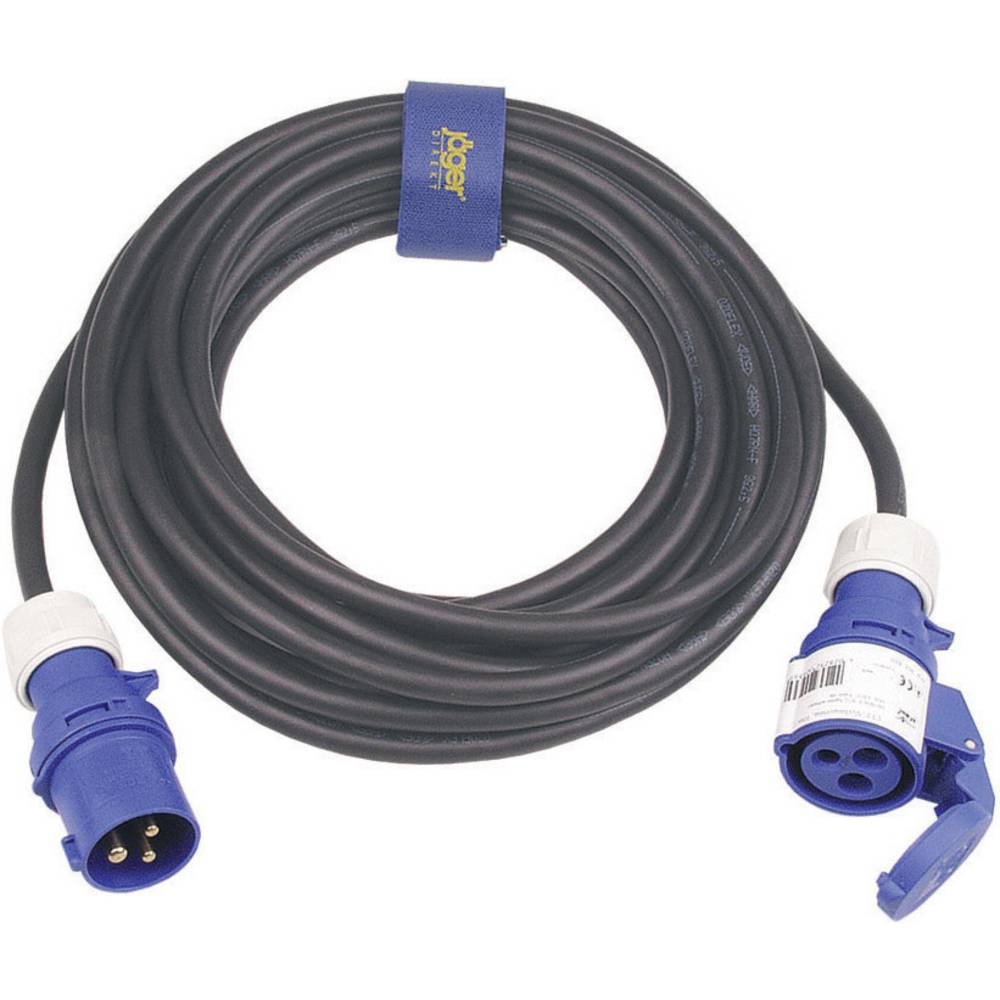 SIROX 361.410 napájecí prodlužovací kabel 16 A černá 10.00 m H07RN-F 3G 2,5 mm²