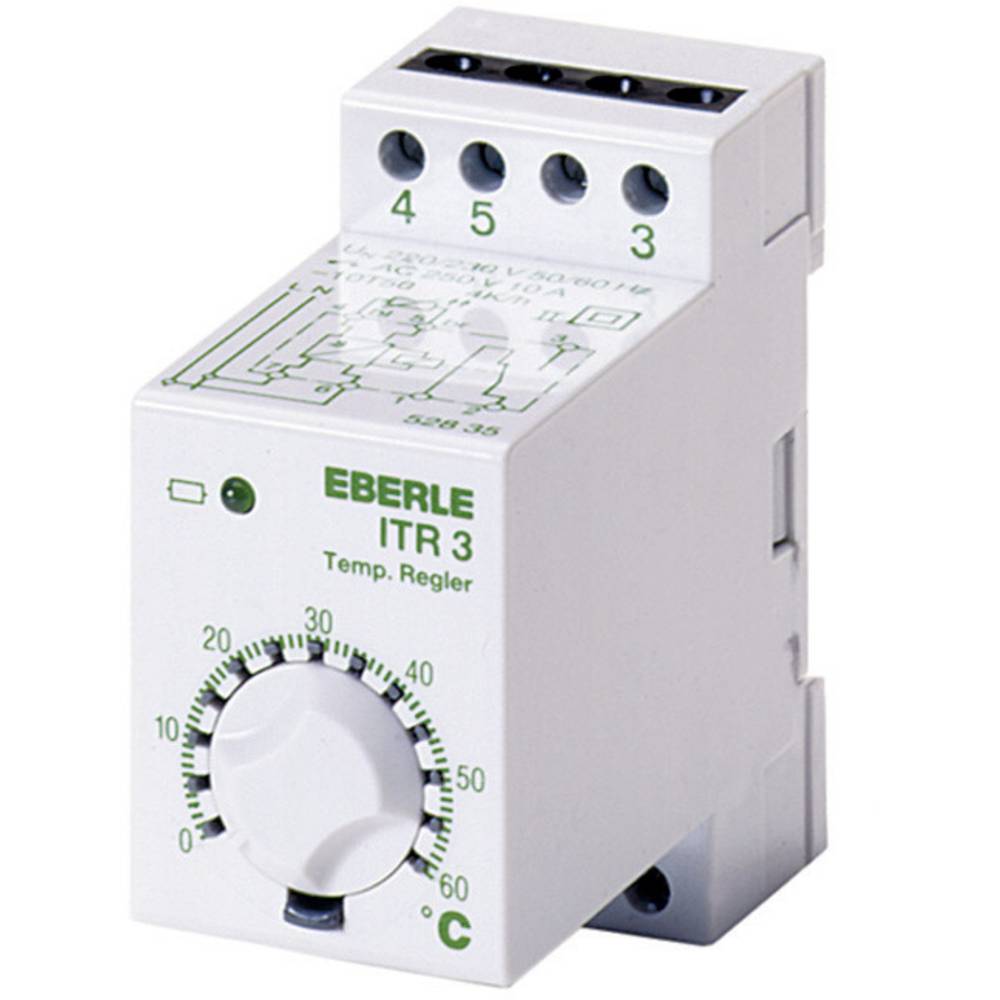 Eberle ITR-3 528 800 vestavný termostat montáž na lištu 0 do 60 °C