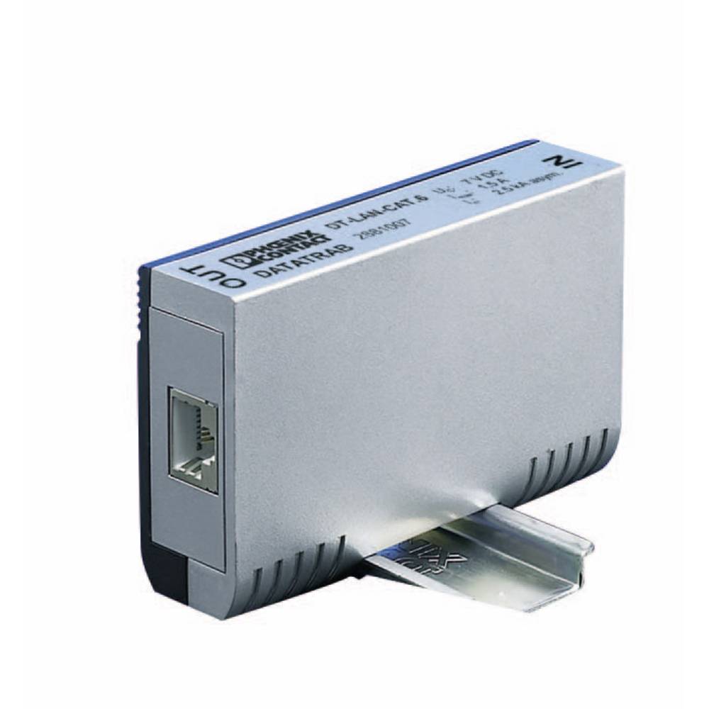 Phoenix Contact 2881007 DT-LAN-CAT.6+ mezizásuvka s přepěťovou ochranou Přepětová ochrana pro: rozvodná skříň, síť (RJ45