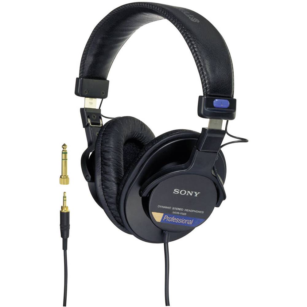 Sony MDR-7506 studiové sluchátka Over Ear kabelová černá