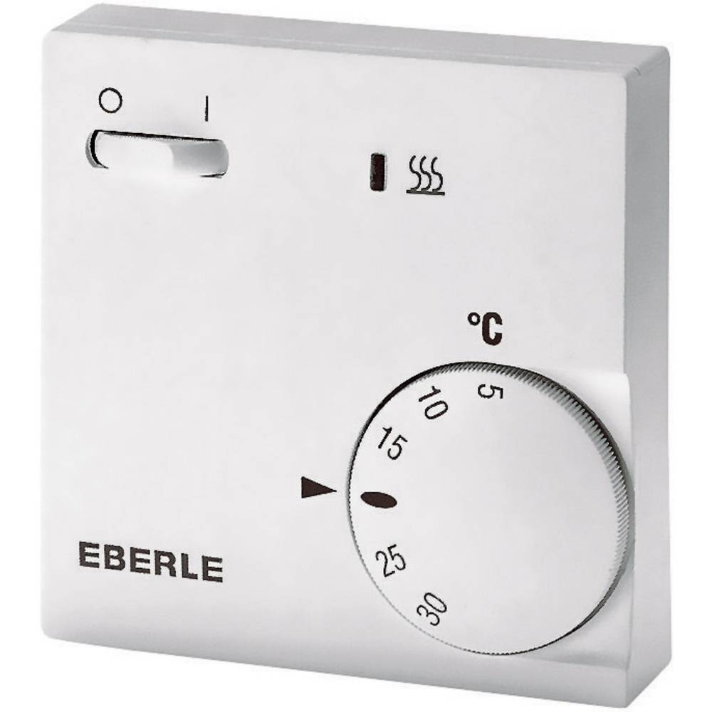 Eberle 111 1104 51 100 RTR-E 6202 pokojový termostat na omítku denní program Se spínačem zapnuto/vypnuto 1 ks