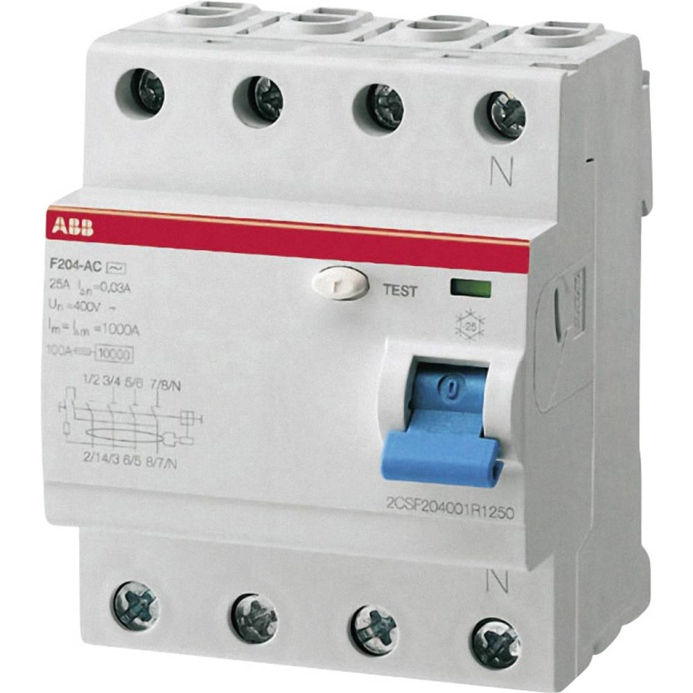 ABB 2CSF204101R1400 proudový chránič A 4pólový 40 A 0.03 A 230 V/AC, 400 V/AC
