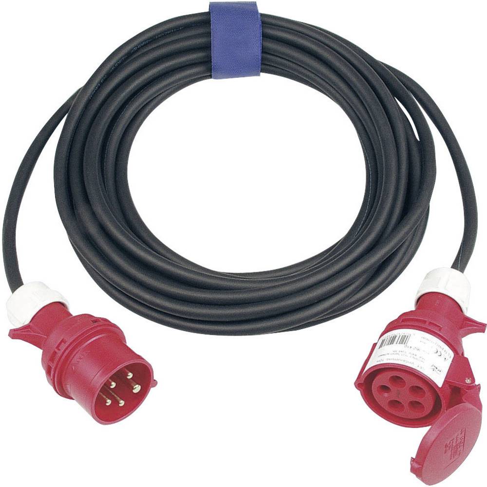 SIROX 363.425 napájecí prodlužovací kabel 16 A černá 25.00 m H07RN-F 5G 2,5 mm²