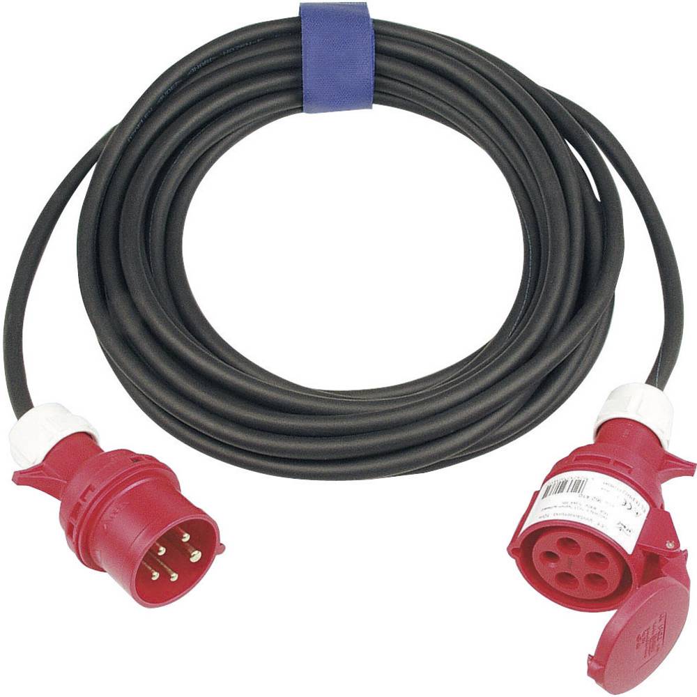 SIROX 365.425 napájecí prodlužovací kabel 32 A černá 25.00 m H07RN-F 5G 4 mm²