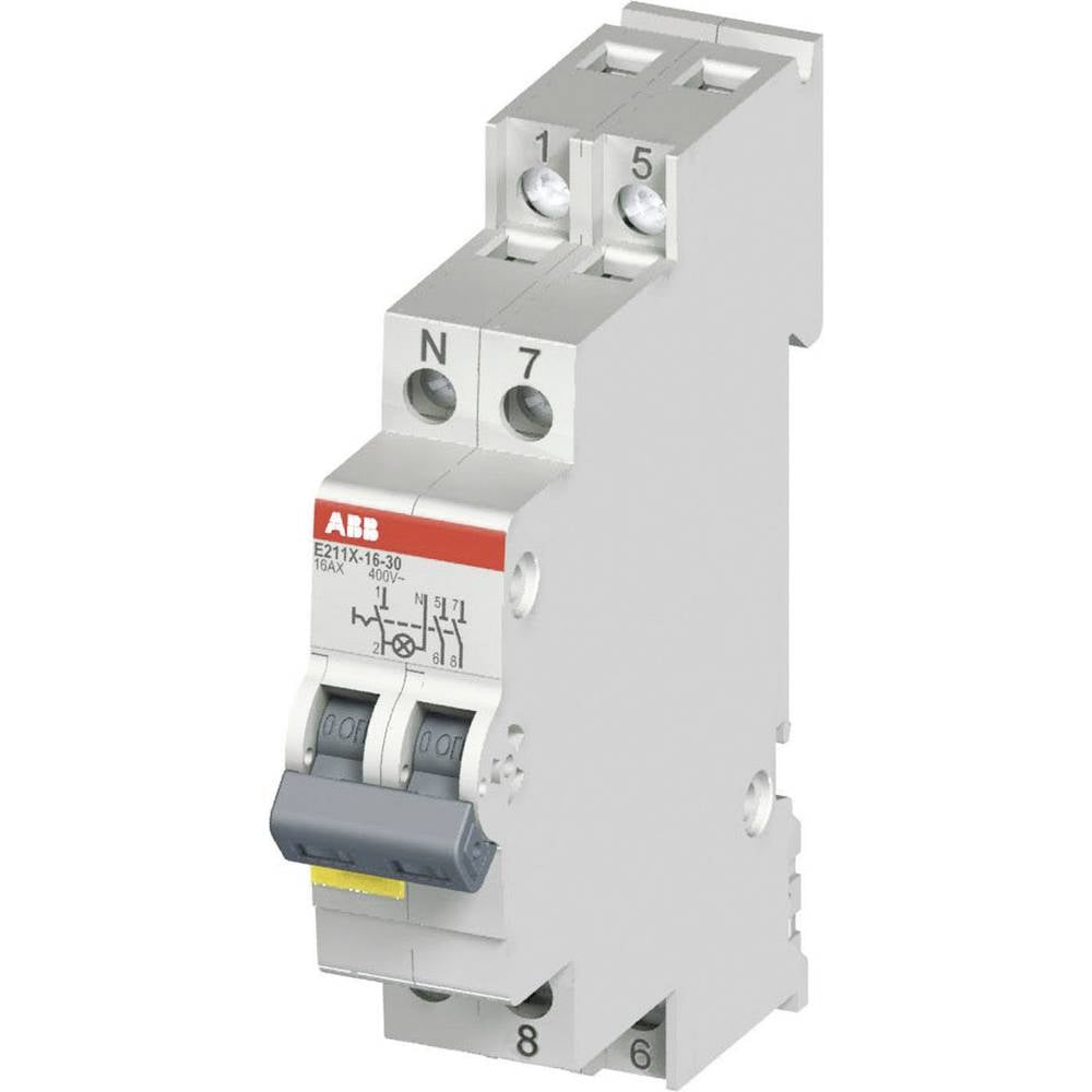 vypínač s LED 16 A 2 spínací kontakty 250 V/AC, 400 V/AC ABB 2CCA703110R0001