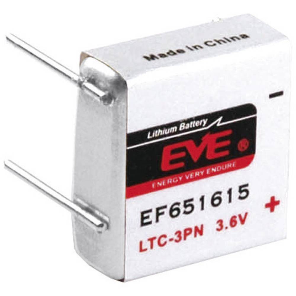 EVE EF651615 speciální typ baterie LTC-3PN pájecí kolíky ve tvaru U lithiová 3.6 V 400 mAh 1 ks
