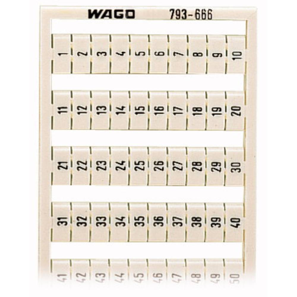 WAGO 793-666 popisné karty 5 ks