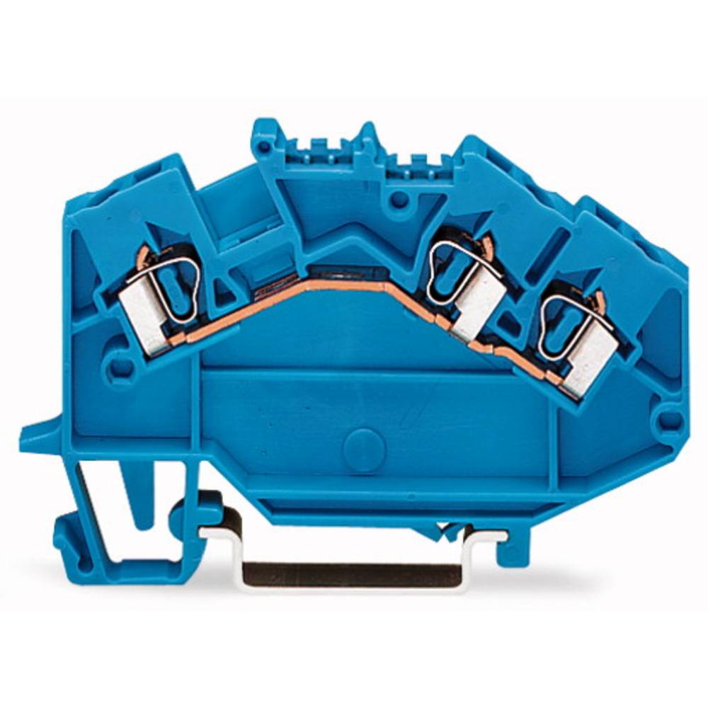 WAGO 780-651 průchodková svorka 5 mm pružinová svorka osazení: N modrá 50 ks