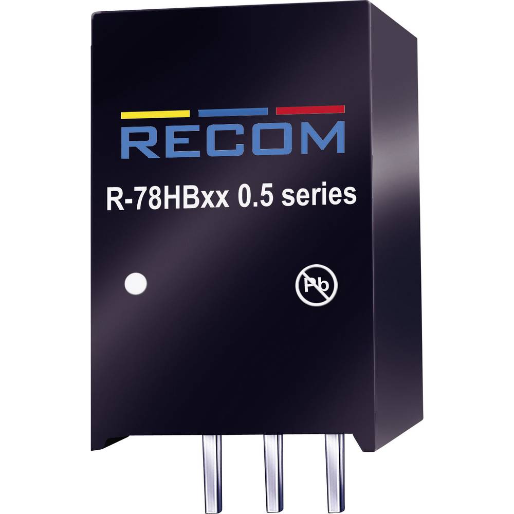RECOM R-78HB15-0.5 DC/DC měnič napětí do DPS 72 V/DC 15 V/DC 0.5 A 7.5 W Počet výstupů: 1 x Obsahuje 1 ks
