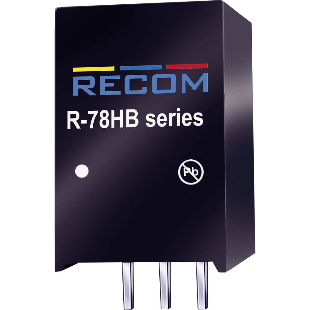 RECOM R-78HB24-0.3 DC/DC měnič napětí do DPS 72 V/DC 24 V/DC 0.3 A 7.2 W Počet výstupů: 1 x Obsahuje 1 ks