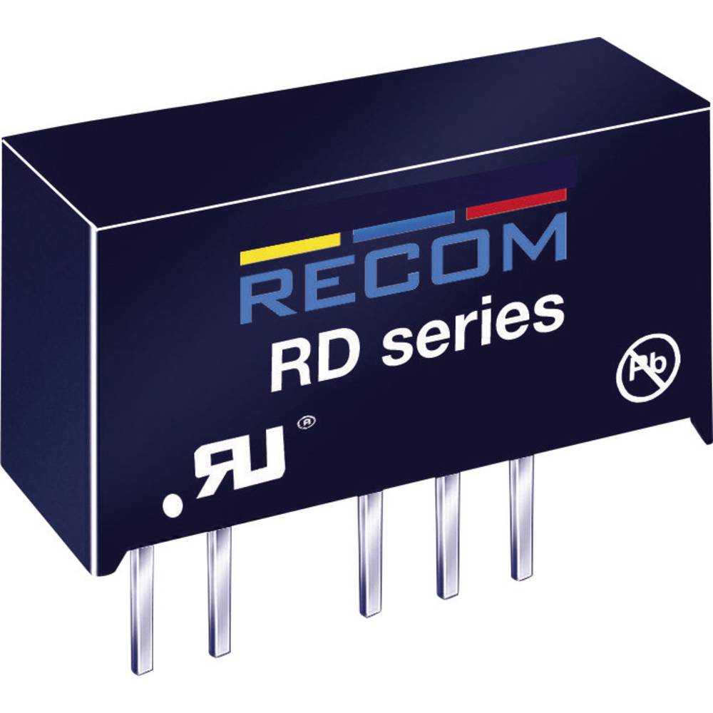 RECOM RD-2412D DC/DC měnič napětí do DPS 24 V/DC 12 V/DC, -12 V/DC 84 mA 2 W Počet výstupů: 2 x Obsahuje 1 ks