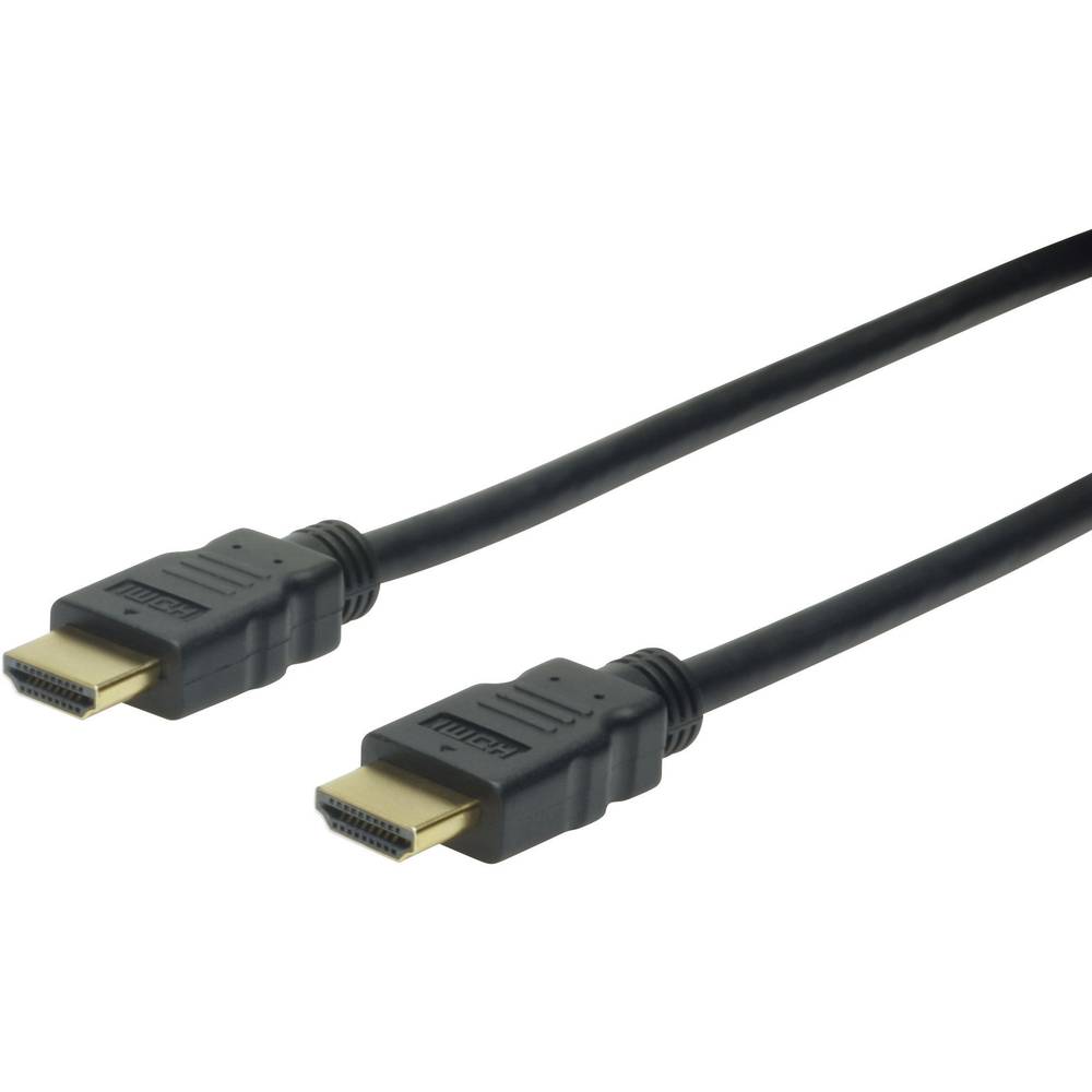 Digitus HDMI kabel Zástrčka HDMI-A, Zástrčka HDMI-A 10.00 m černá AK-330107-100-S Audio Return Channel, pozlacené kontak