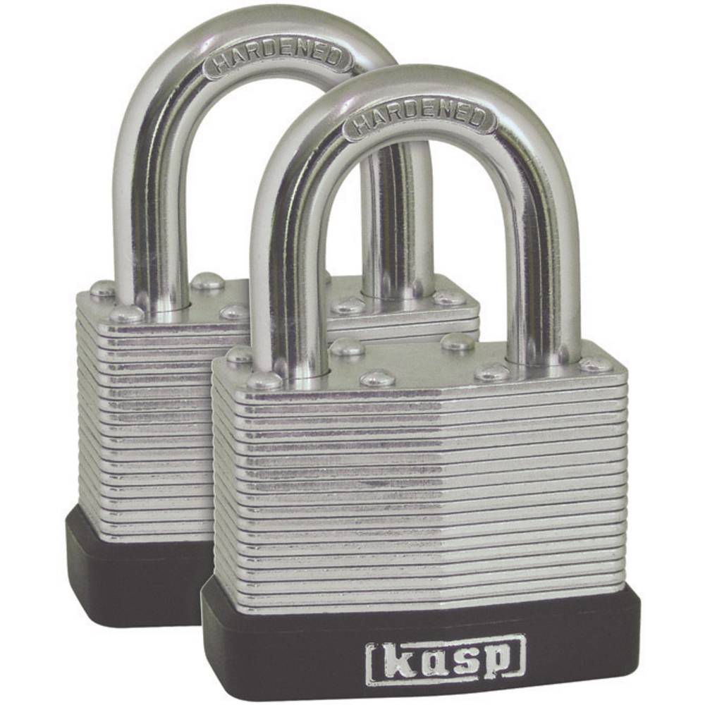 Kasp K13040D2 visací zámek 40 mm zámky se stejným klíčem stříbrná na klíč