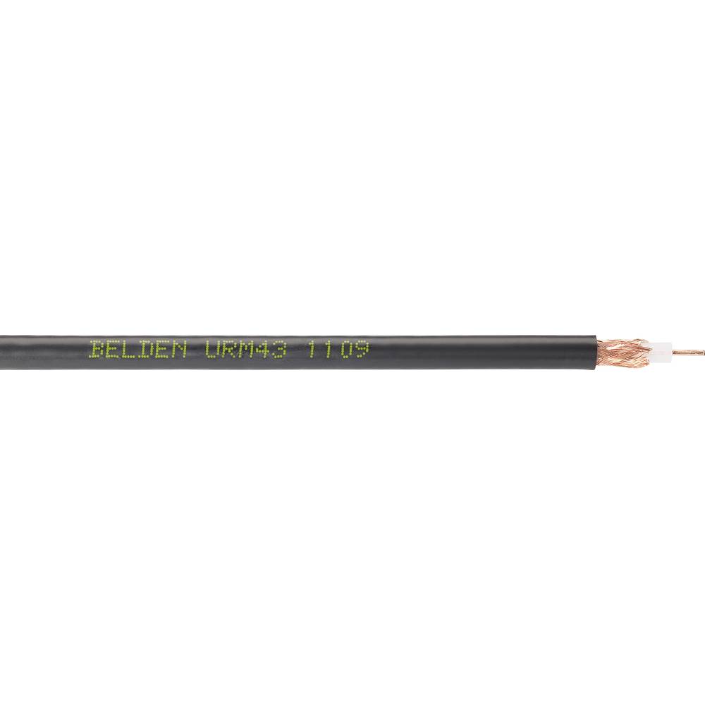 Belden URM70.00500 koaxiální kabel vnější Ø: 5.80 mm 75 Ω černá metrové zboží