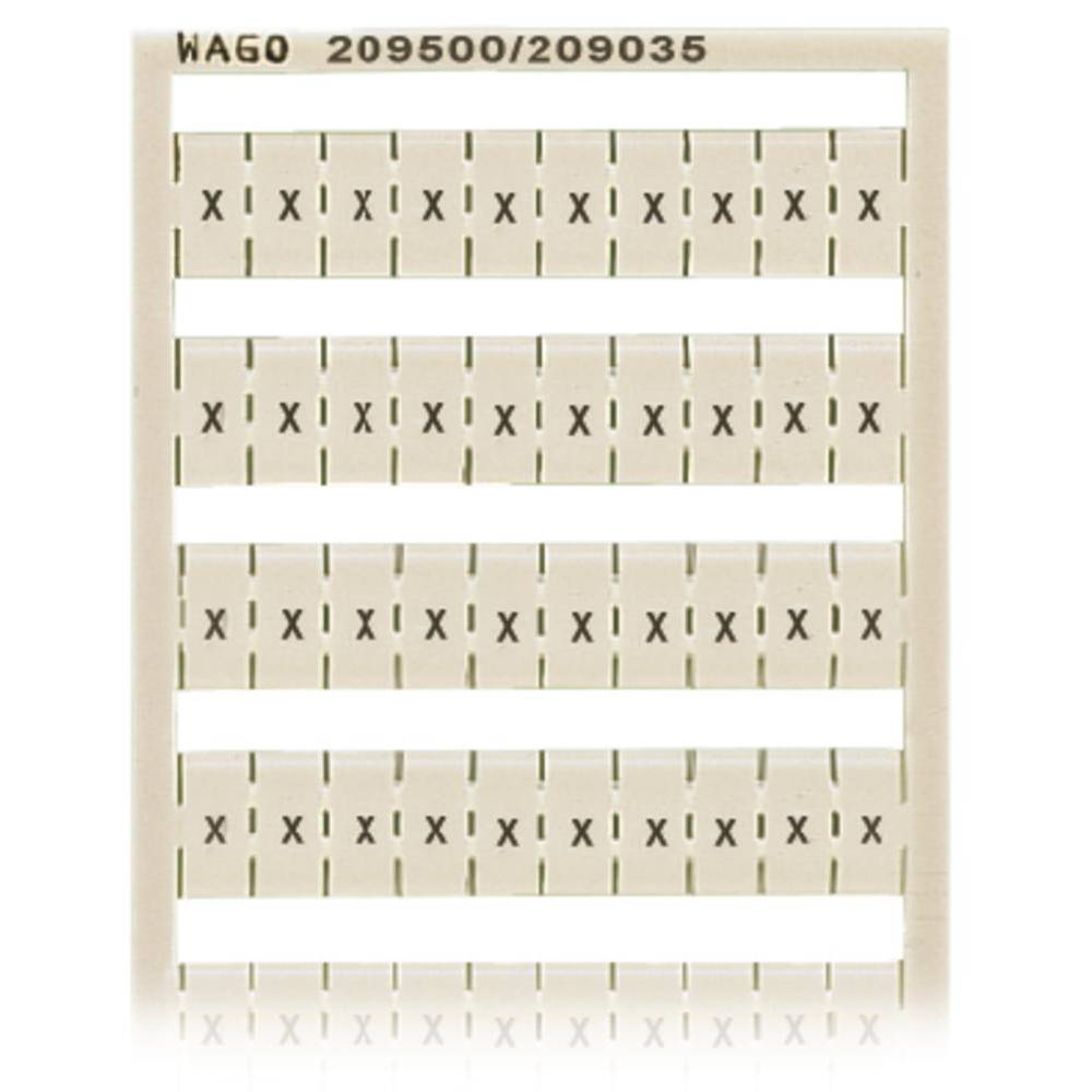 WAGO 209-500/209-035 popisné karty Otisk (Kabelový značkovač): X 5 ks