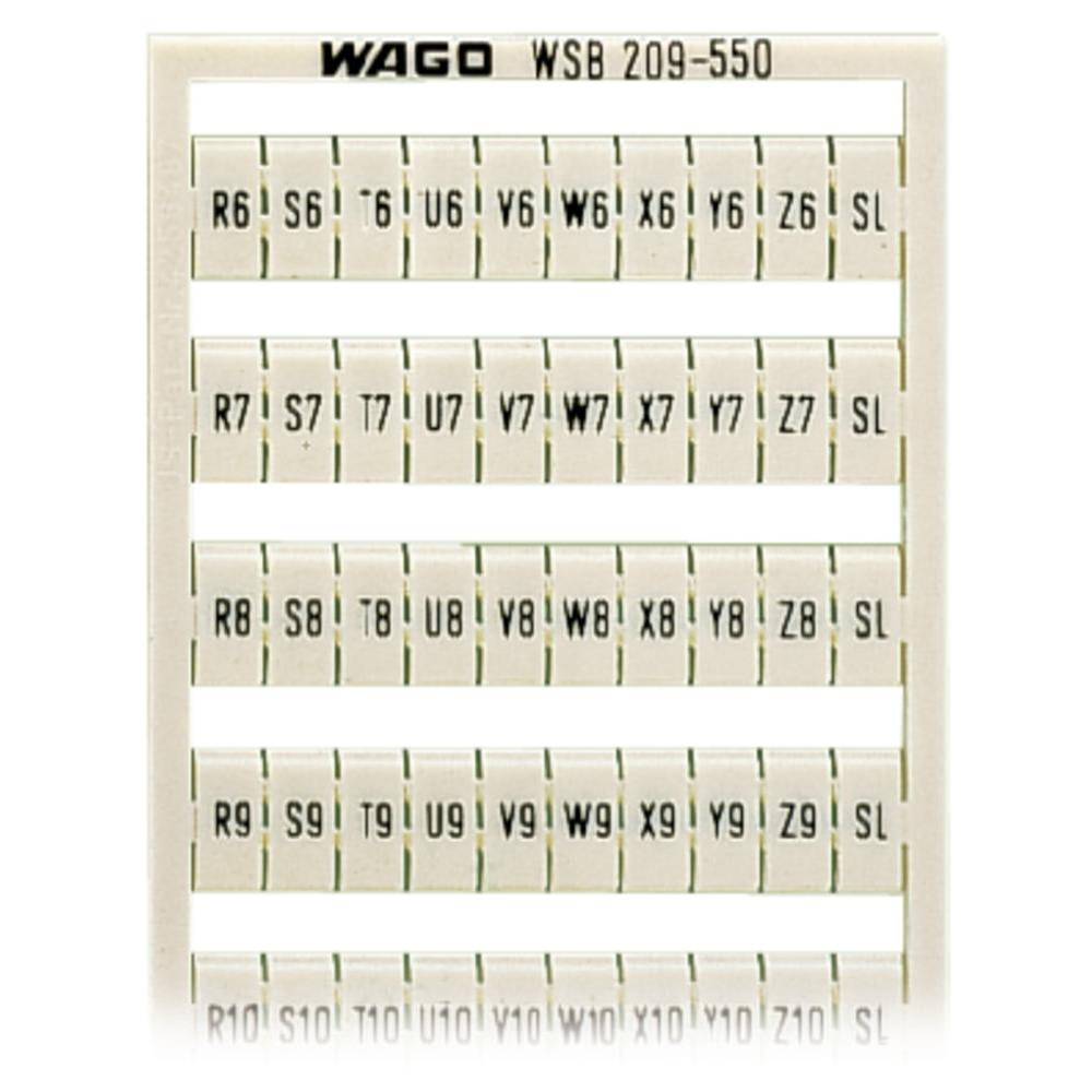 WAGO 209-550 popisné karty 5 ks