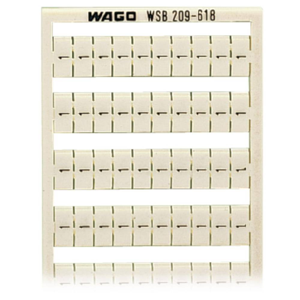 WAGO 209-618 popisné karty Otisk (Kabelový značkovač): 1, 2 5 ks