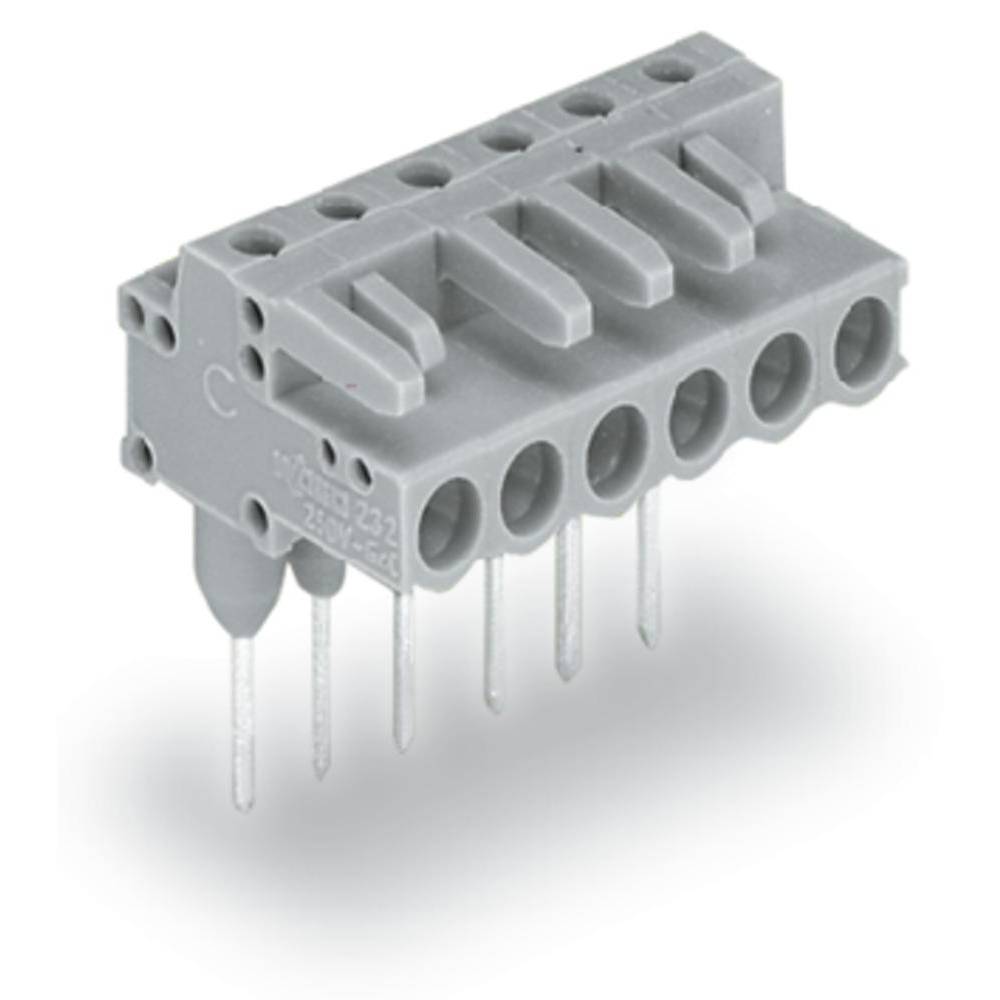 WAGO zásuvkový konektor do DPS 232 Počet pólů 10 Rastr (rozteč): 5 mm 232-240/005-000 50 ks