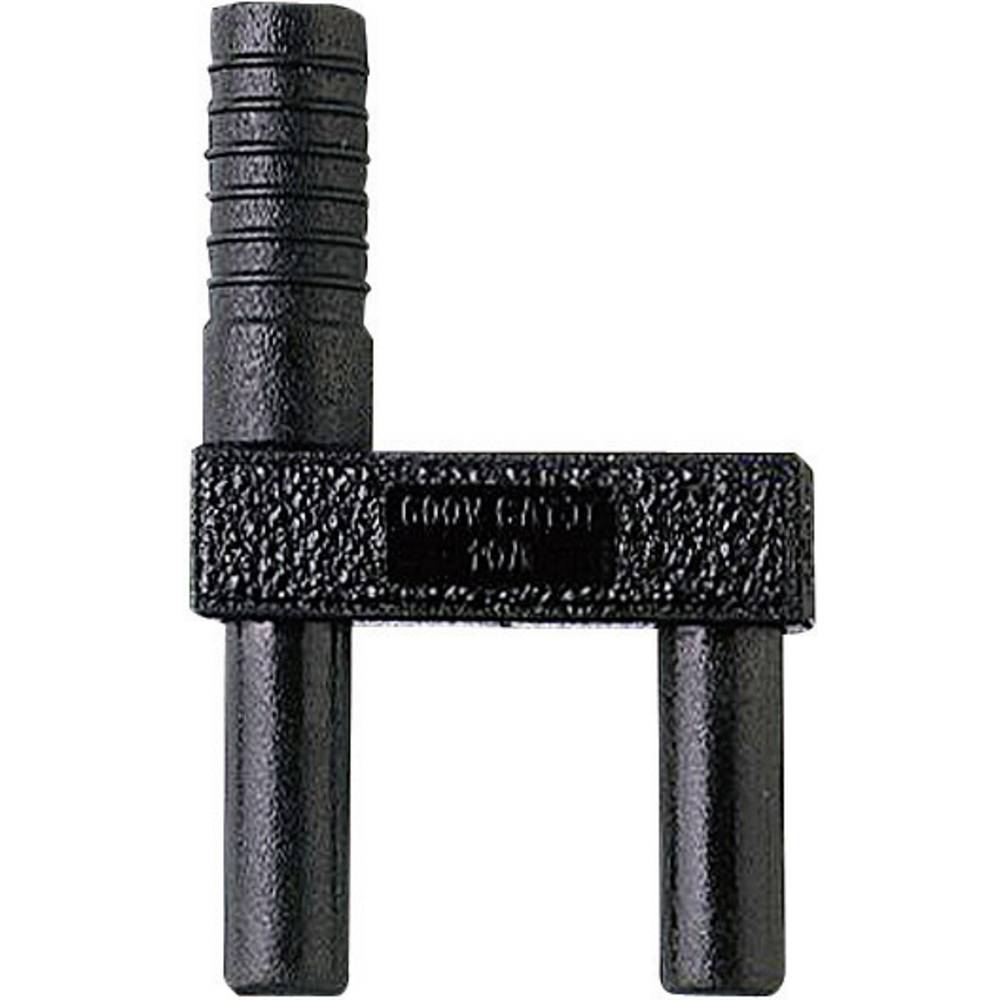 Stäubli SKS2-12L/1SA/N spojovací konektor černá Ø pin: 2 mm Rozestup hrotů: 12 mm 1 ks