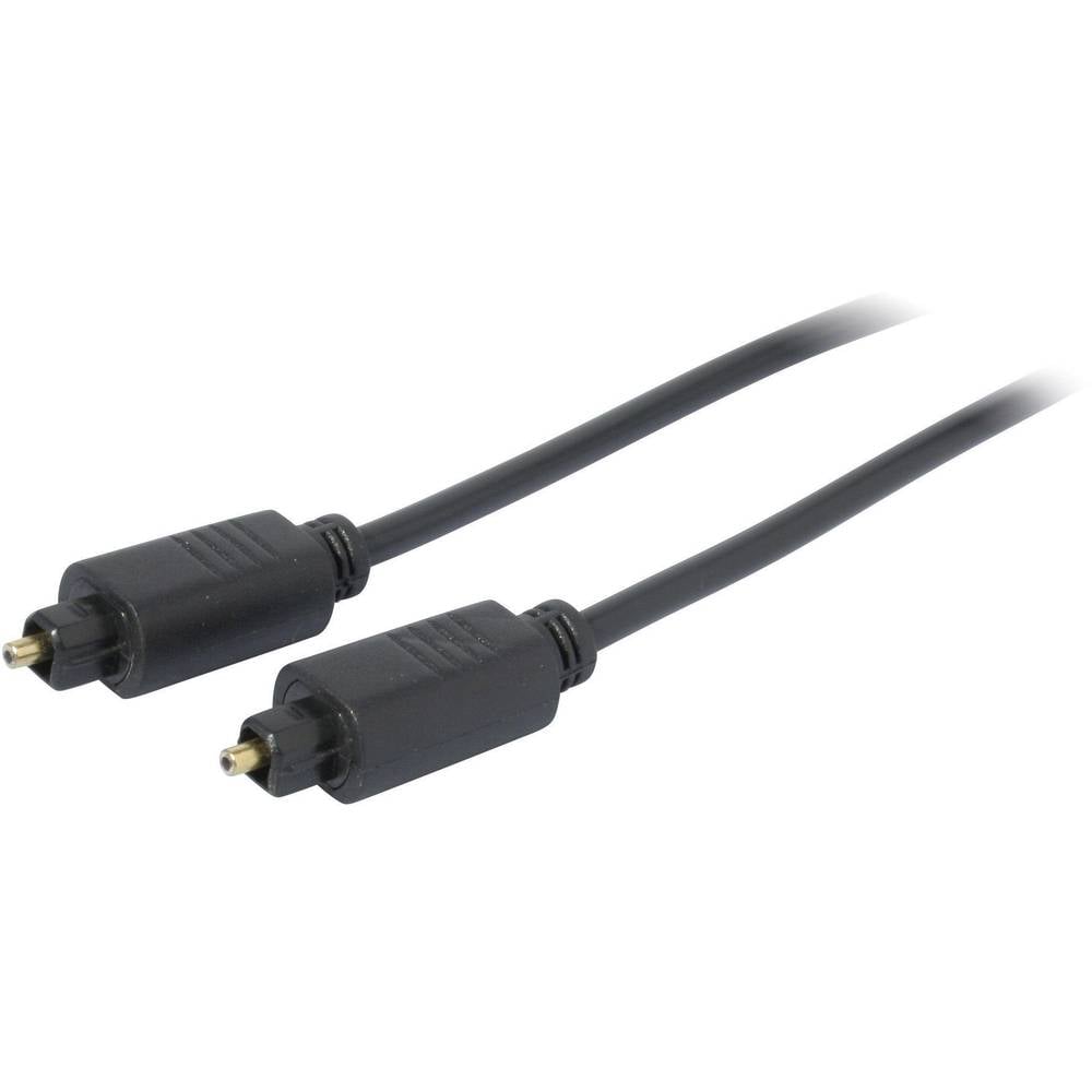 Toslink digitální audio kabel Kash 30L506 [1x Toslink zástrčka (ODT) - 1x Toslink zástrčka (ODT)], 0.50 m, černá