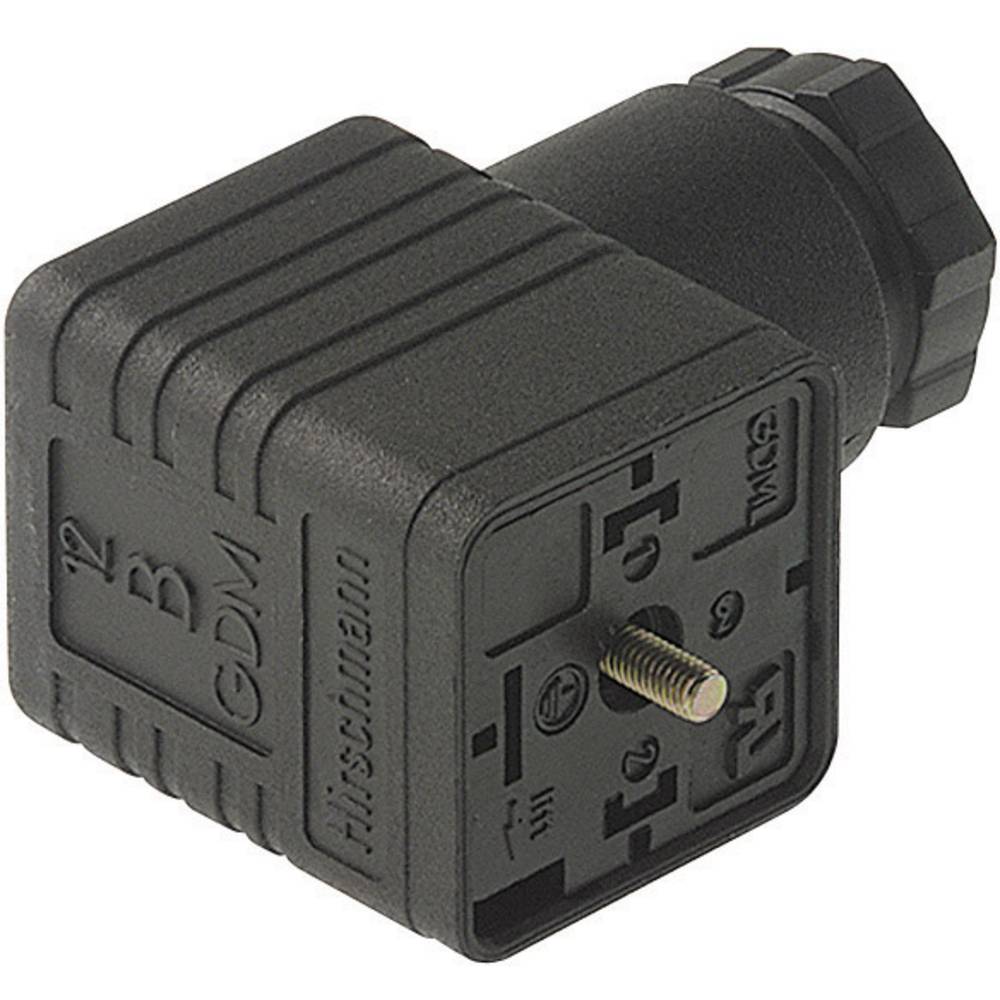 Senzorový adaptér s elektronickou nástavou černá GDML 2016 GB 1 počet pólů:2 + PE 934 407-100-1 Hirschmann Množství: 1 k
