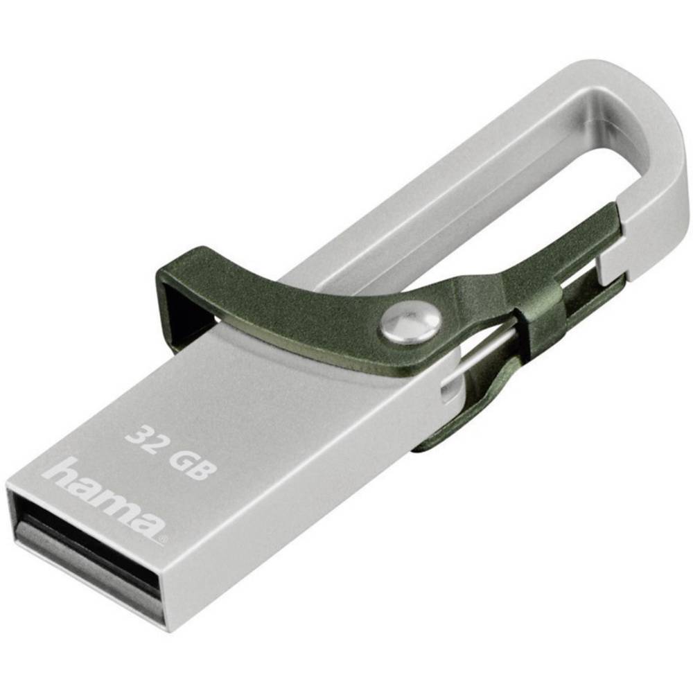 Hama FlashPen Hook-Style USB flash disk 32 GB zelená 00123921 USB 2.0