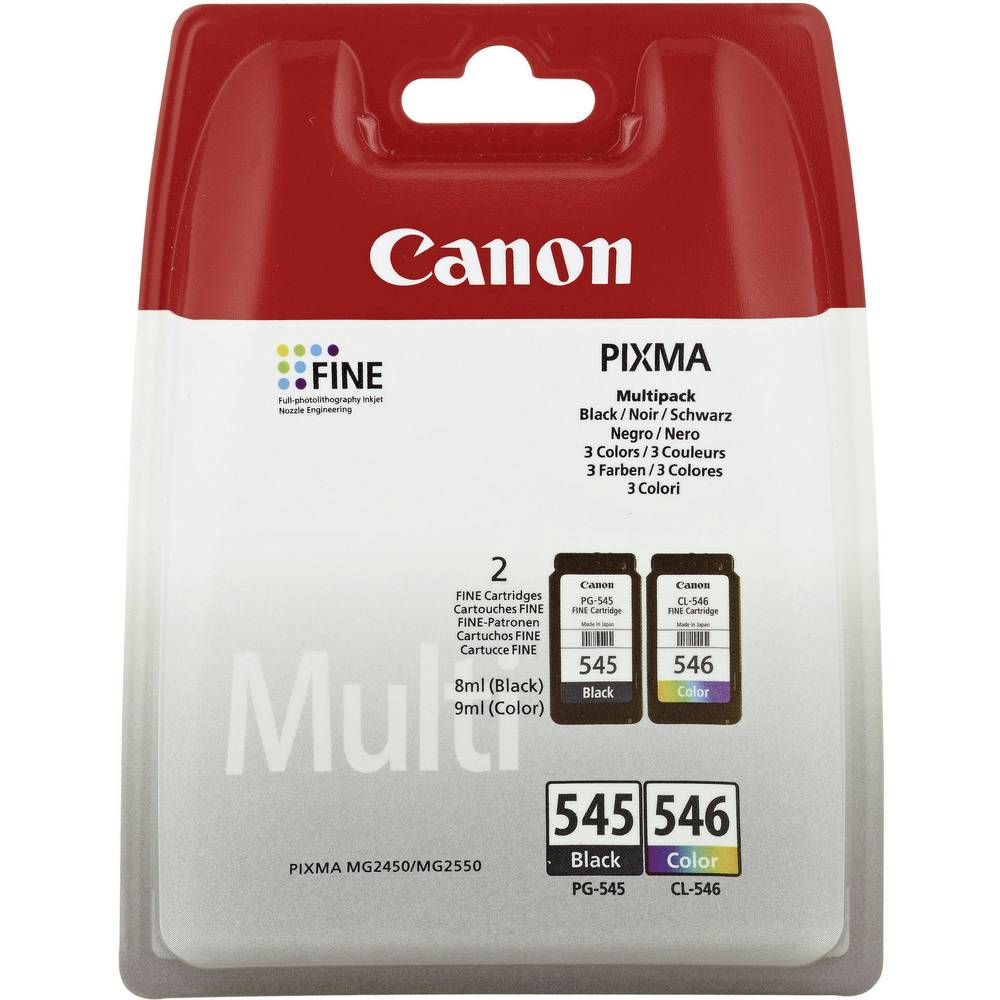 Canon Ink PG-545, CL-546 originál kombinované balení černá, azurová, purppurová, žlutá 8287B005