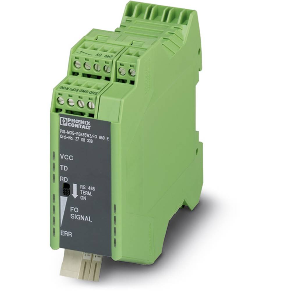 Phoenix Contact převodník pro optický kabel PSI-MOS-RS485W2/FO1300 E konvertor optických kabelů
