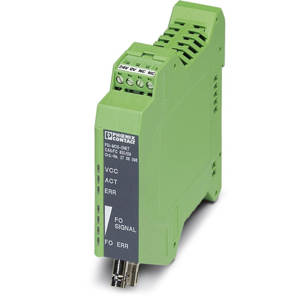 Phoenix Contact převodník pro optický kabel PSI-MOS-DNET CAN/FO 850/EM konvertor optických kabelů