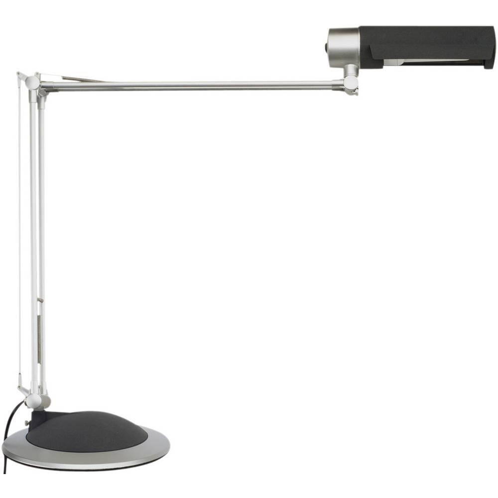 Maul Tischleuchte MAULoffice 8215095 stolní lampa úsporná žárovka E27 20 W Energetická třída (EEK2021): F (A - G) stříbr