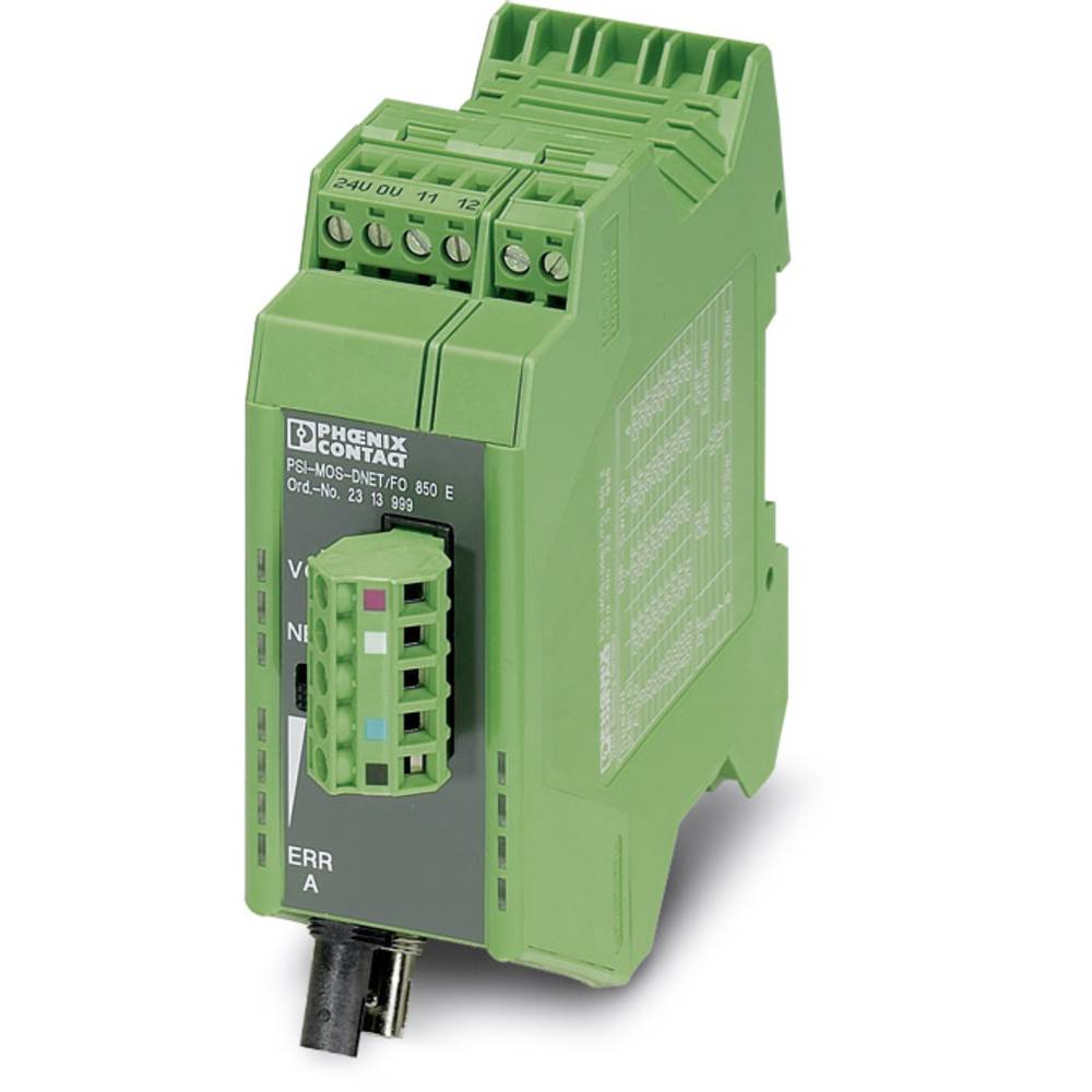 Phoenix Contact převodník pro optický kabel PSI-MOS-DNET/FO 850 E konvertor optických kabelů