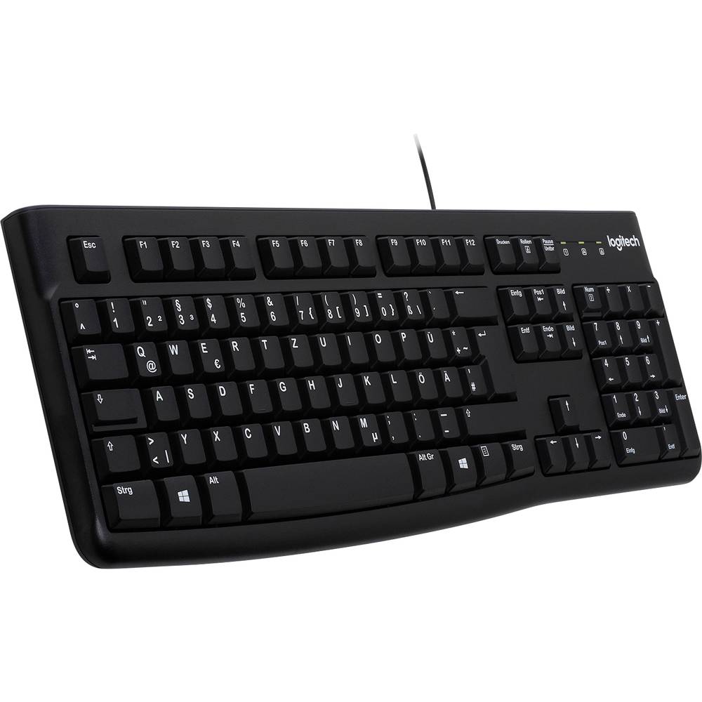 Logitech Keyboard K120 Business USB klávesnice německá, QWERTZ černá