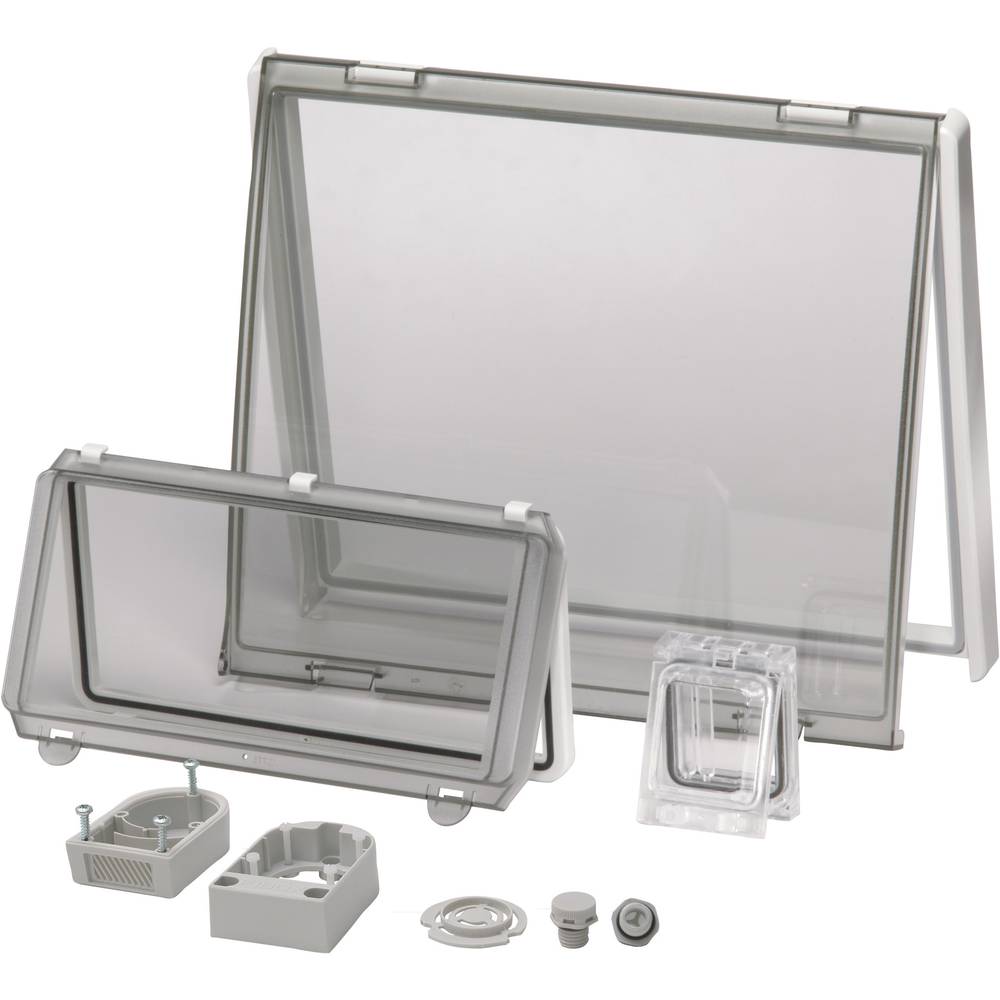Fibox L 10 kontrolní okénko průhledné víko, s panty (d x š) 199 mm x 77 mm polykarbonát čirá 1 ks
