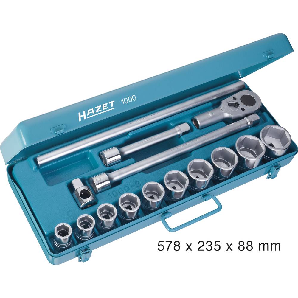 Hazet sada nástrčných klíčů metrický 3/4 15dílná 1000
