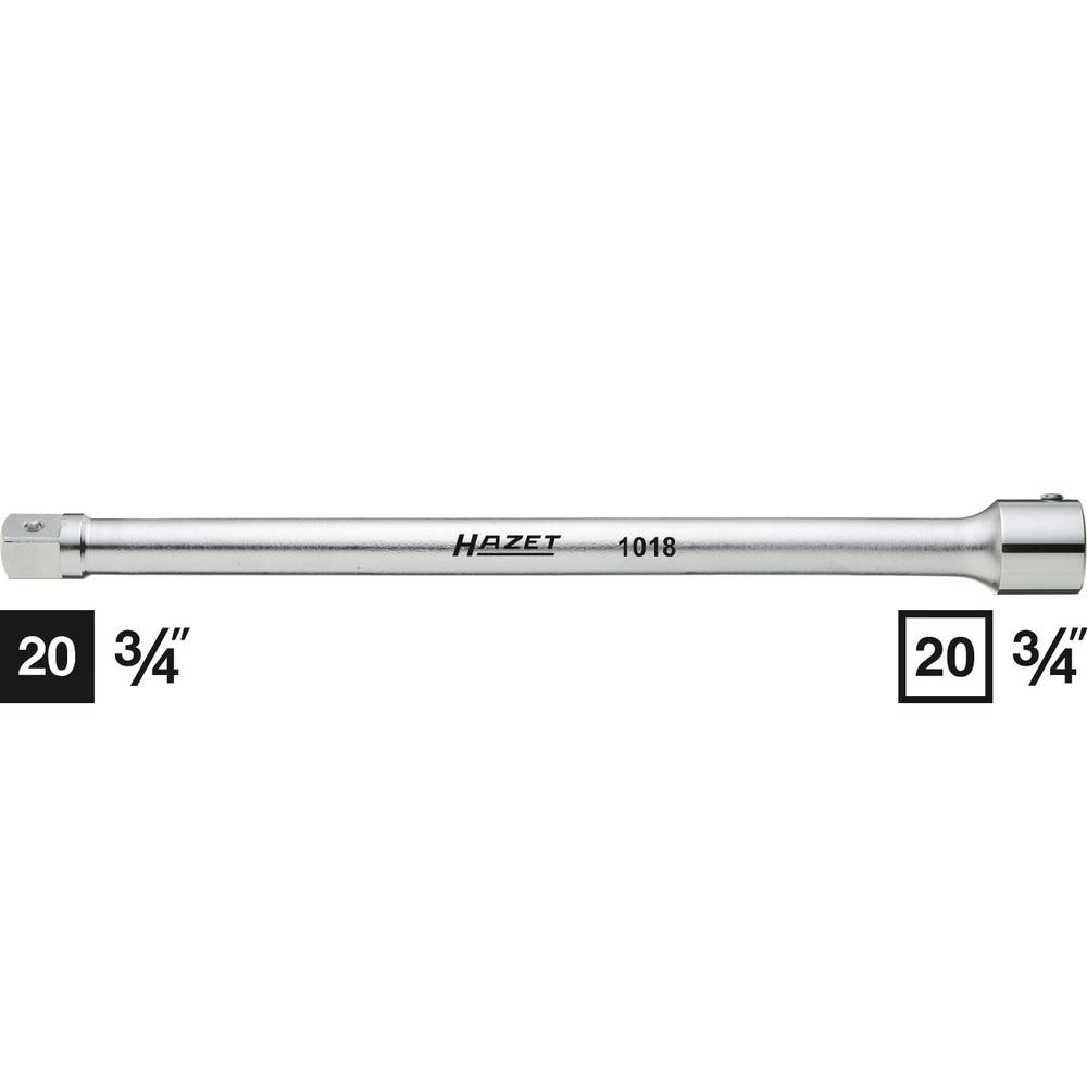 Hazet 1018 1018 prodlužovací nástavec pro nástrčné klíče Pohon (šroubovák) 3/4 Typ zakončení 3/4 (20 mm) 400 mm 1 ks